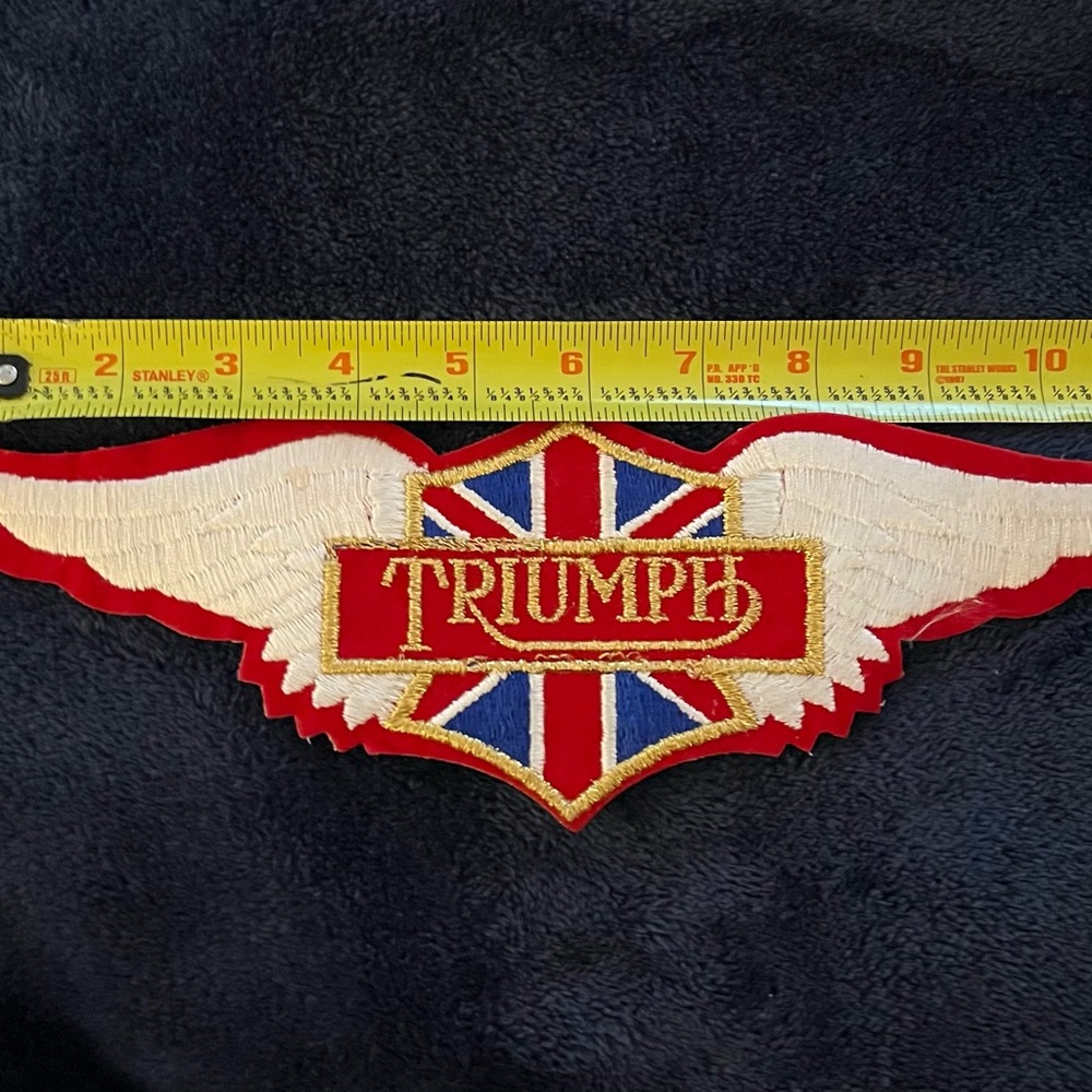 Large Triumph Winged Patch - image 3